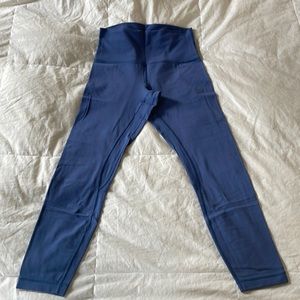 Lululemon Align size 8 25” inseam in blue